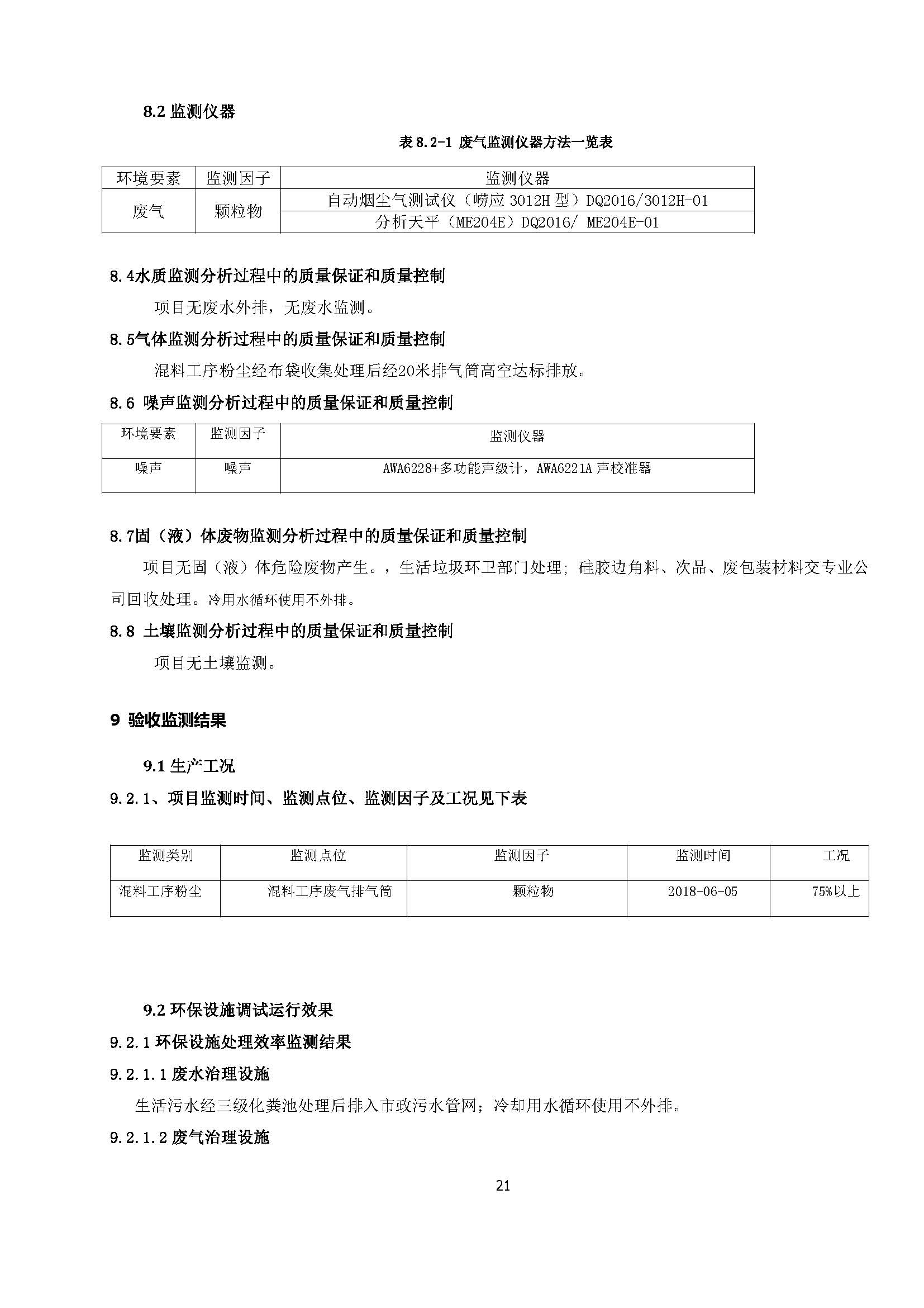 东莞市高酷纳米科技有限公司新建项目自主验收公示